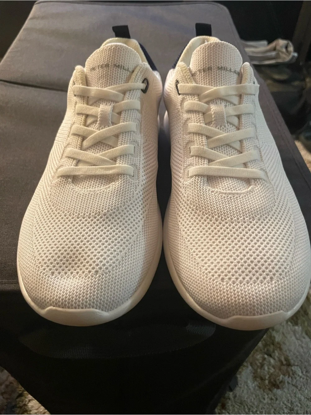 Peter Millar Crown Sport Hyperlight Glide Wht/Nvy Men’s 8 NWT
